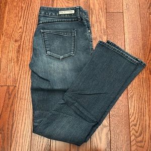 Express brand jeans, size 8, “Skyscraper Stella, regular fit, low rise” style